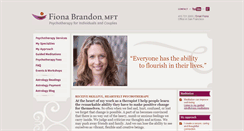 Desktop Screenshot of fionabrandon.com